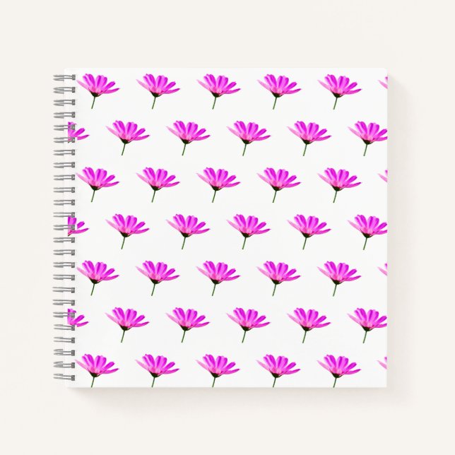 Pink Daisy Notizbuch (Vorderseite)