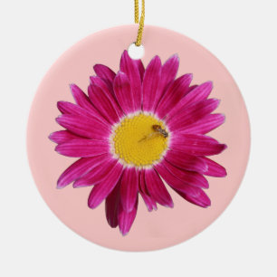 Pink Daisy Ornament
