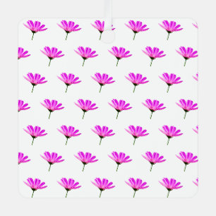 Pink Daisy Ornament Aus Metall