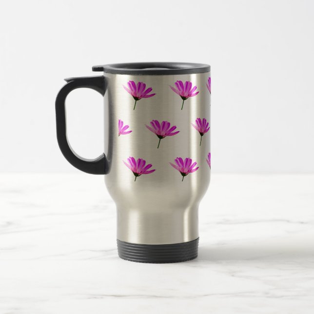 Pink Daisy Reisebecher (Links)