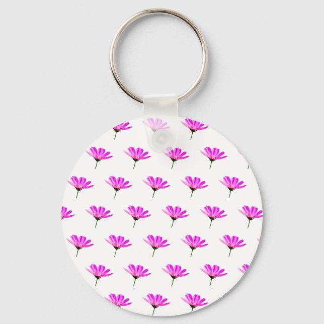 Pink Daisy Schlüsselanhänger (Vorderseite)