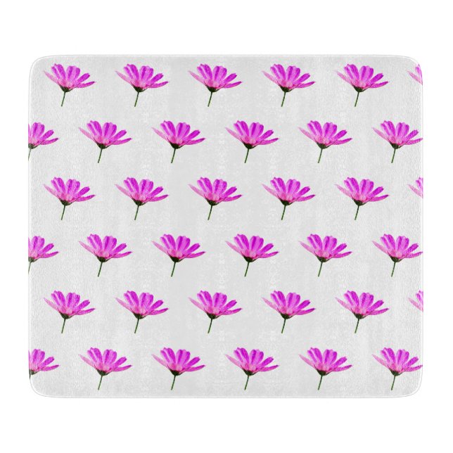 Pink Daisy Schneidebrett (Vorderseite)