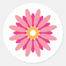 Pink Daisy Sticker
