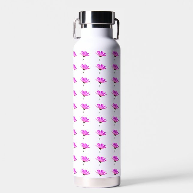 Pink Daisy Trinkflasche (Vorne)