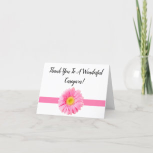 Pink Daisy Vielen Dank für Ihre Karriere-Karte Dankeskarte