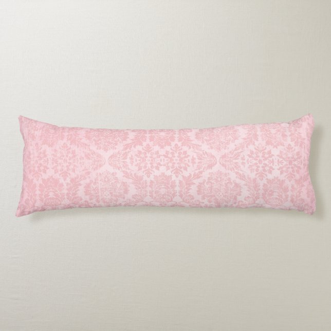 Pink Damask Glam Seitenschläferkissen (Vorderseite)