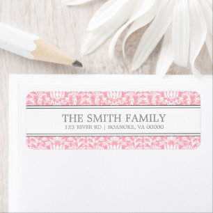 Pink Damask Muster