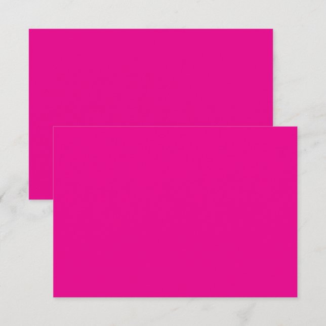 Pink danke Ihnen Karten | Blumen- und kundenspezif (Vorne/Hinten)