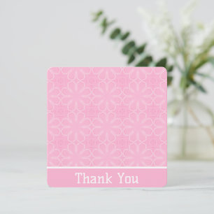 Pink Dankeschön Karte