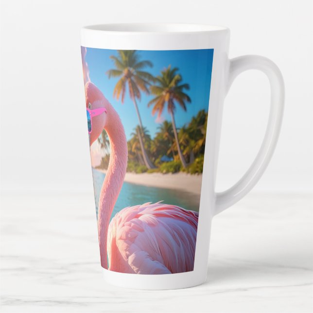 PINK DENKER - Flamingo PINK Milchtasse (Rechts)