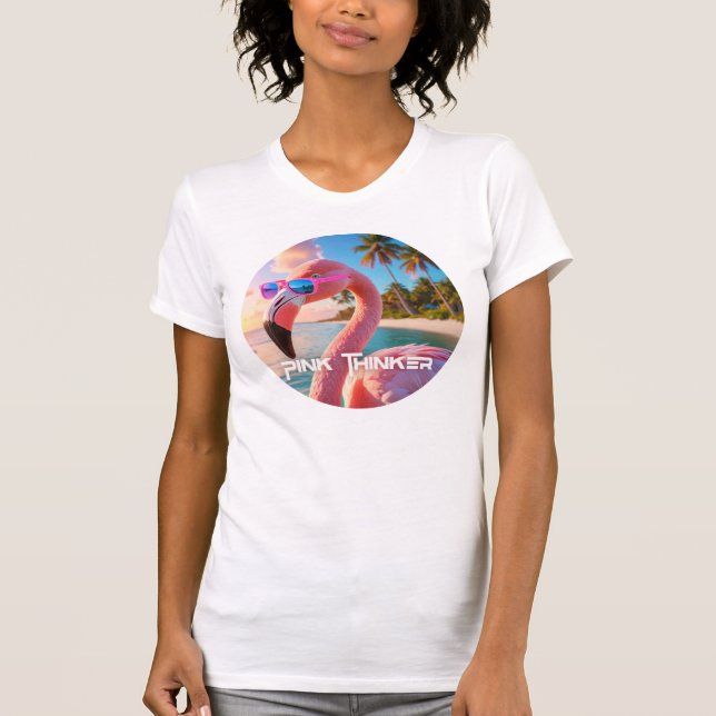 PINK DENKER - Flamingo PINK T-Shirt (Vorderseite)