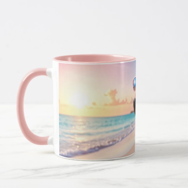 PINK DENKER - Flamingo PINK Tasse (Links)