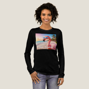 PINK DENKER - Flamingo PINK Tri-Blend Shirt