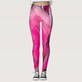 Pink Designer-Leggings Leggings