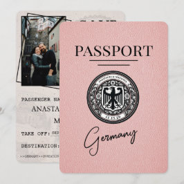 Pink Deutschland Pass Save the Date
