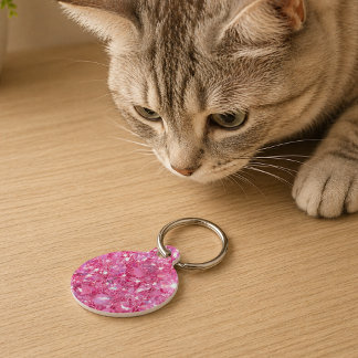 Pink Diamond Custom Dog or Cat Haustiermarke