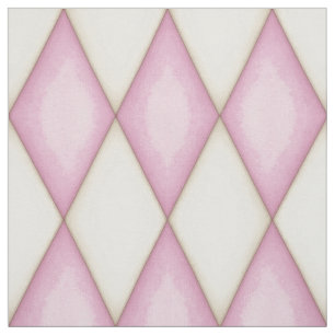 Pink Diamond Karo Mittelalterliche Märchenprinzess Stoff