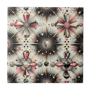 Pink Diamond Mitte des Jahrhunderts modern Fliese