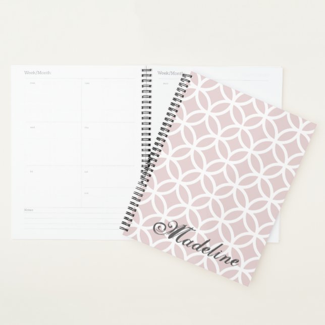 Pink Diamond Muster Personalisiert Plane Planer (Anzeige)