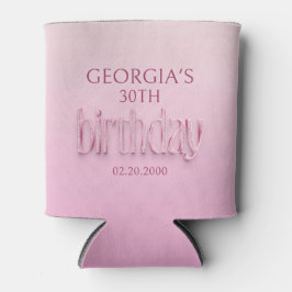 Pink Diamonds Geburtstag Dosenkühler