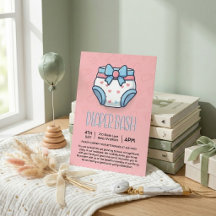 Pink Diaper Bash Baby Dusche