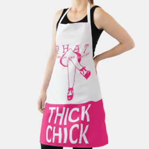 Pink Dick Chick Plump Hot and Tempo PHAT Schürze