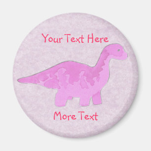 Pink Dino Magnet