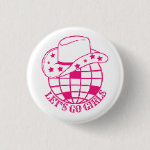 Pink Disco Cowgirl Go Girls