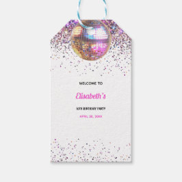 Pink Disco Trendy In My Double Digits Era Birthday Geschenkanhänger