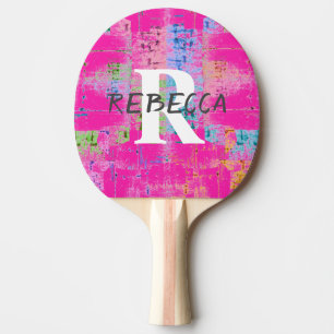Pink Distressed Look or any color - HAMbWG - Tischtennis Schläger