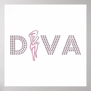 Pink Diva Poster