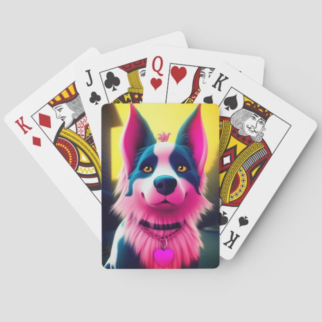 Pink Dog Spielkarten (Rückseite)