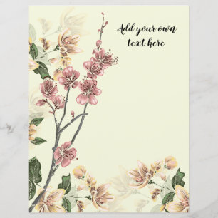 Pink Dogwood Blossoms Journal Scrapbook