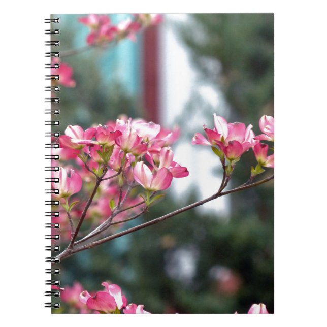 Pink Dogwood Notizblock (Vorderseite)