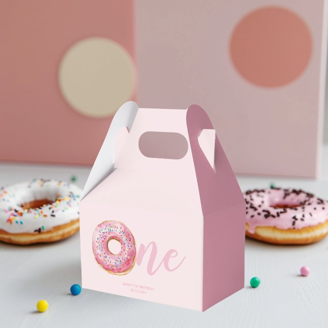 Pink Donut Birthday Geschenkschachtel (Von Creator hochgeladen)