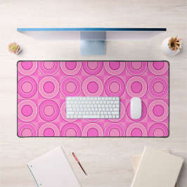 Pink Donut Karo Schreibtischunterlage