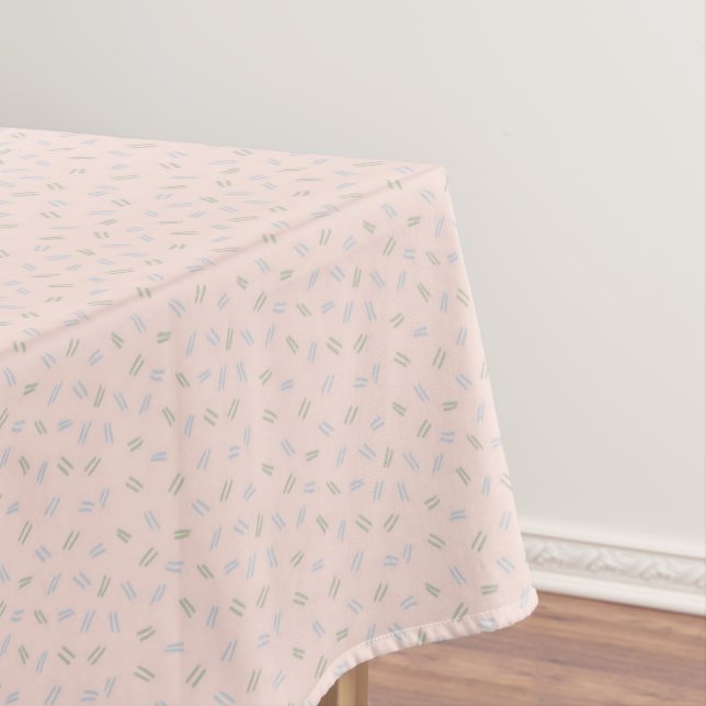 Pink Doodle Pattern Tablecloth Tischdecke (Beispiel)