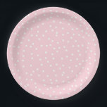 Pink Dot Birthday Papierplatte Pappteller<br><div class="desc">Feiern Sie stilvoll mit diesen zauberhaften Pink Dot Paper Tellern! Perfekt zum Geburtstag,  Valentinstag oder für jeden besondere Anlass. Diese robusten Teller sind sowohl hübsch als auch praktisch. Fügen Sie Ihrem Party eine Touch Süße hinzu mit diesen reizvollen Tellern!</div>