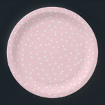 Pink Dot Birthday Papierplatte Pappteller<br><div class="desc">Feiern Sie stilvoll mit diesen zauberhaften Pink Dot Paper Tellern! Perfekt zum Geburtstag,  Valentinstag oder für jeden besondere Anlass. Diese robusten Teller sind sowohl hübsch als auch praktisch. Fügen Sie Ihrem Party eine Touch Süße hinzu mit diesen reizvollen Tellern!</div>