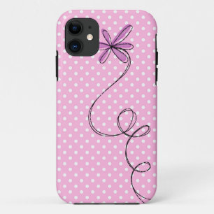 Pink Dots and Daisy Case-Mate iPhone Hülle