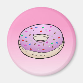 Pink Doughnut Magnet