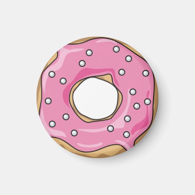 Pink Doughnut Magnet (Vorne)