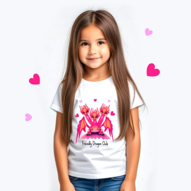 Pink dragons baby t-shirt (Von Creator hochgeladen)
