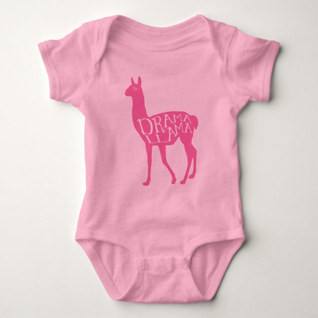 Pink Drama Llama T - Shirt (Vorderseite)
