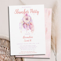 Pink Dream Catcher Slumber PJ Party Sweet 16