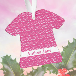 Pink Dress Baby's First Christmas Ornament