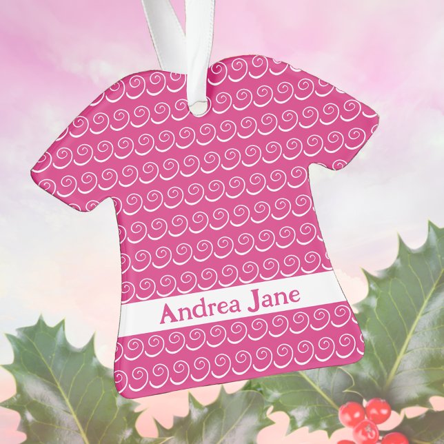 Pink Dress Baby's First Christmas Ornament (Von Creator hochgeladen)