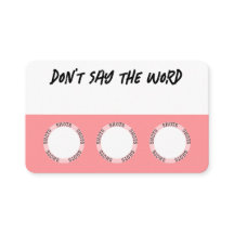 Pink Drink Game Cards