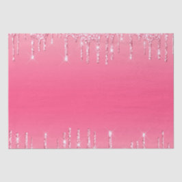 Pink Driving Glitzer Girly Trendy Chic Bling Seidenpapier