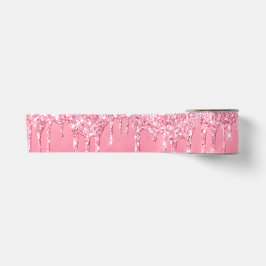 Pink Driving Glitzer Girly Trendy Chic Modern Satinband